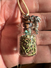 Load image into Gallery viewer, Cedar and Turquoise w/ Horn-toad Necklace

