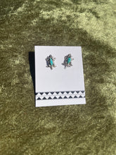 Load image into Gallery viewer, Mini Horned-Toad Earrings
