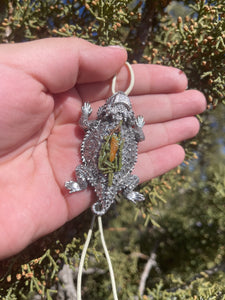 Horned-Toad Pendant Necklace