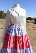 Load image into Gallery viewer, Pinky Floral 3 Tier Masani Skirt
