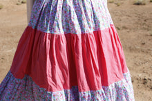 Load image into Gallery viewer, Pinky Floral 3 Tier Masani Skirt
