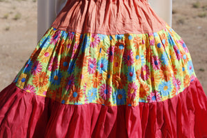 Mini Sunshine Floral 3 Tier Masani Skirt