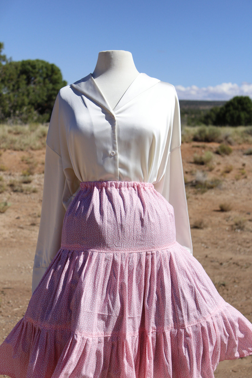 Pretty in Pink 3 Tier Masani Skirt