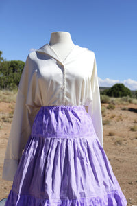 Painted Purple 3 Tier Masani Skirt