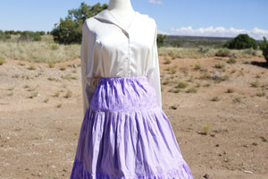 Painted Purple 3 Tier Masani Skirt