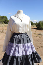 Load image into Gallery viewer, Mysterious Grey 3 Tier Masani Skirt
